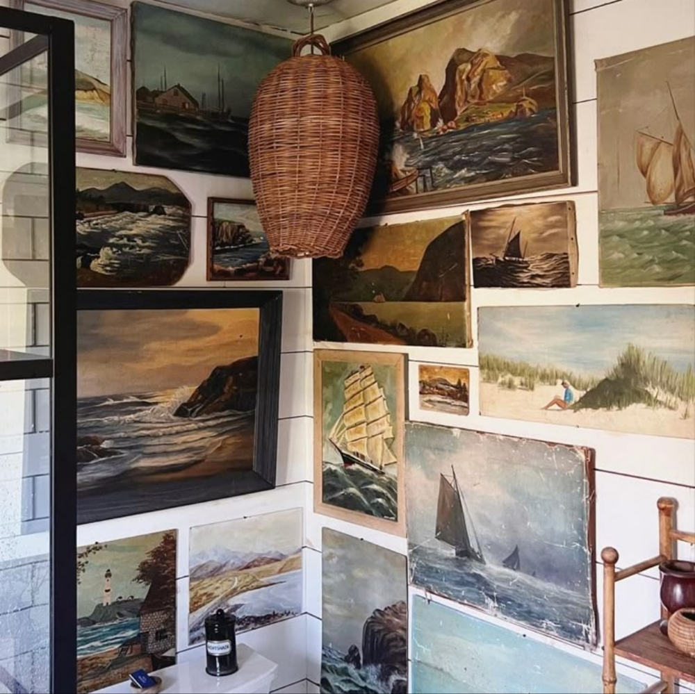 💥SOLD💥Authentic acrylic painting,coastle scene - Picture 16 of 16